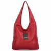 Uniwersalne Torebki Damskie Shopper Bag firmy Hernan HB0141 Ciemno Bordowa